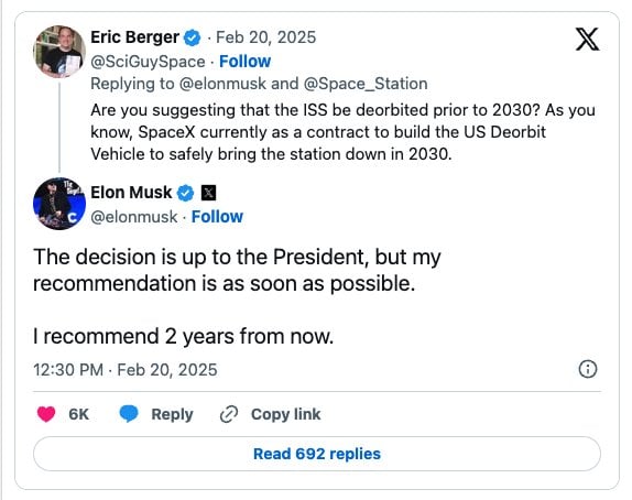 Eric Berger tweet