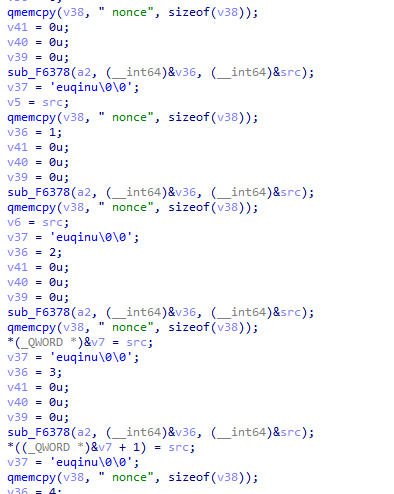 Extending the AES key using the hard-coded nonce value