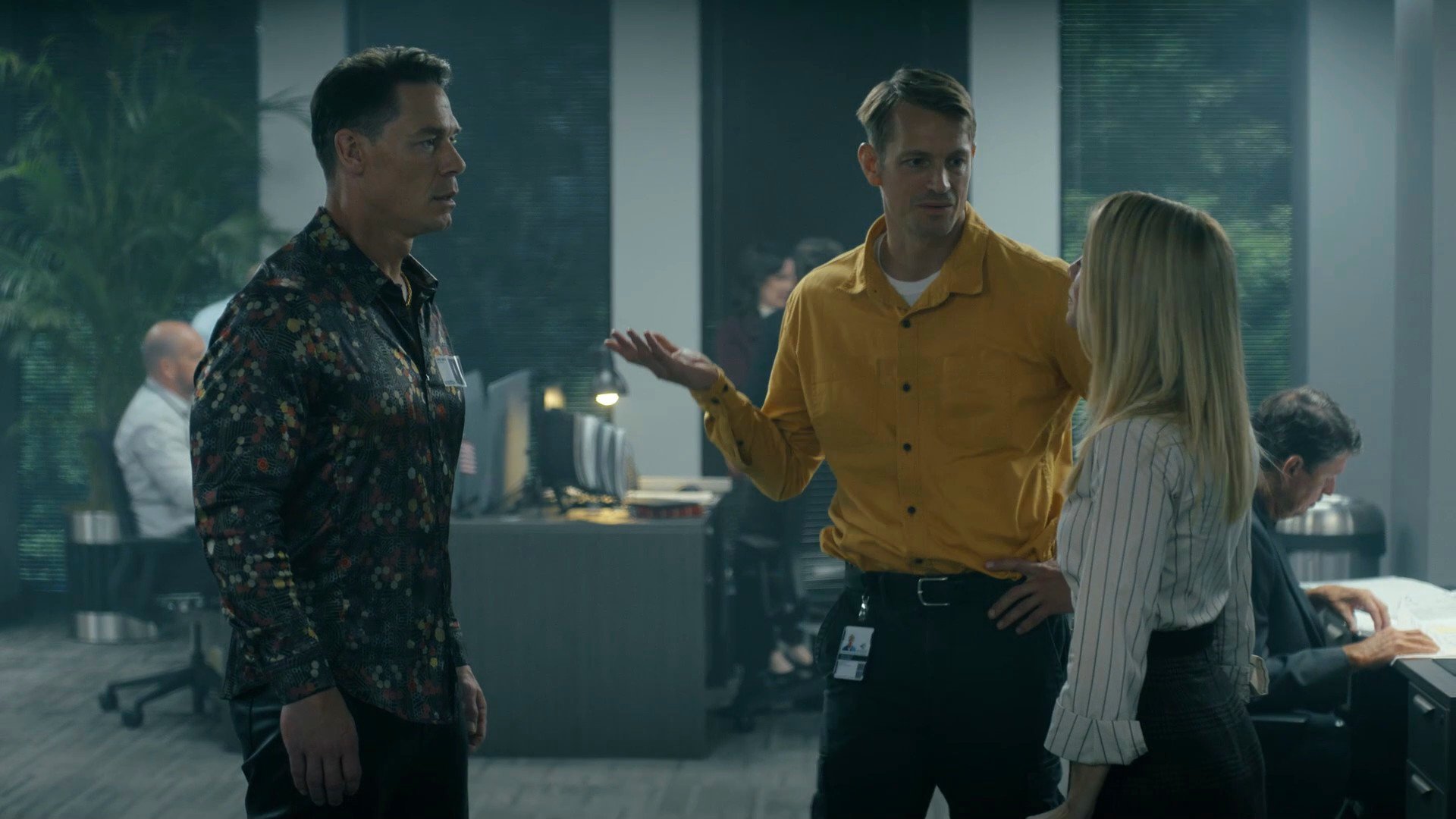 Peacemaker Joel Kinnaman John Cena Jennifer Holland Rick Flag Jr. Chris Smith Emilia Harcourt