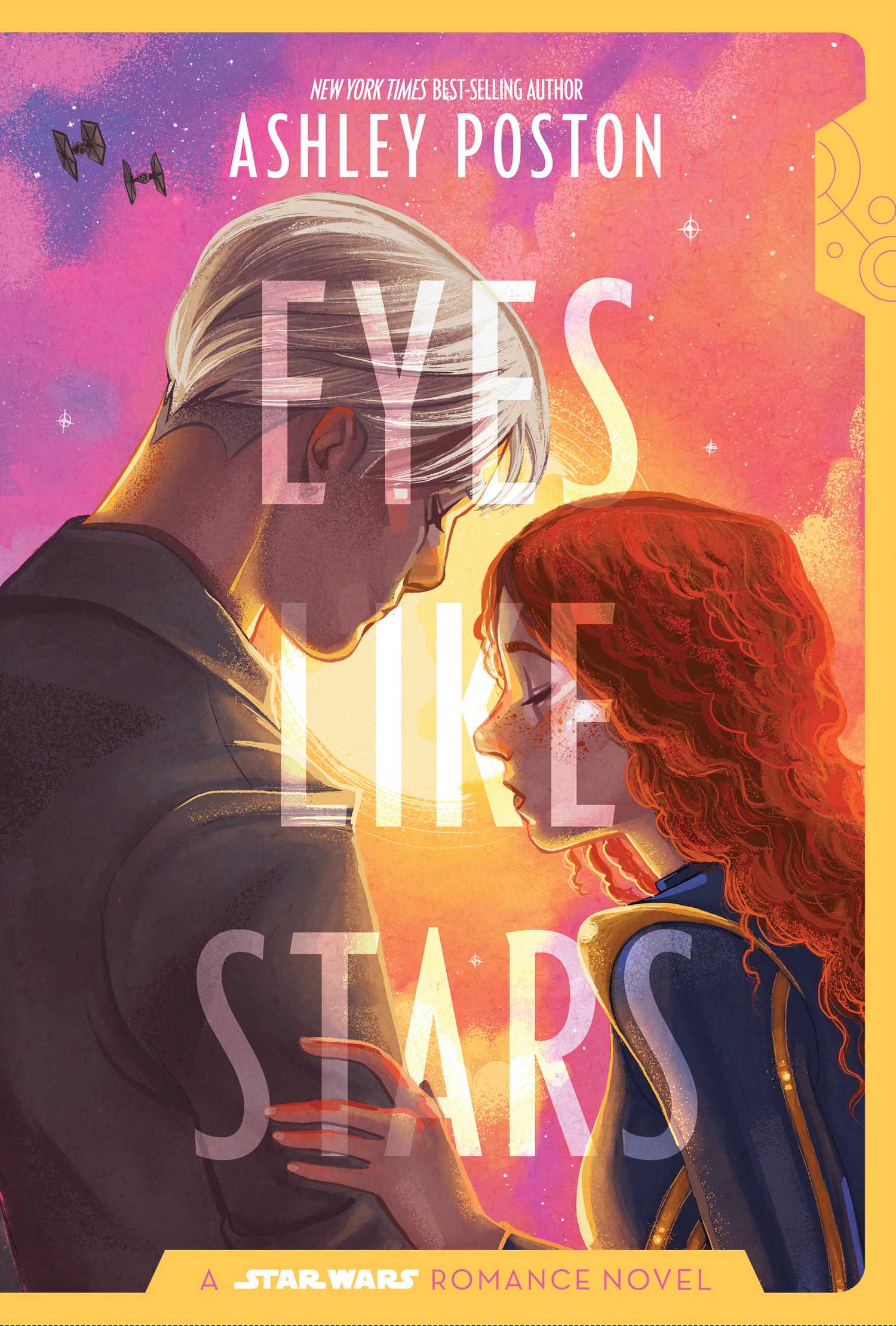 Key art of the cover of Star Wars romance novel, Eyes Like Stars